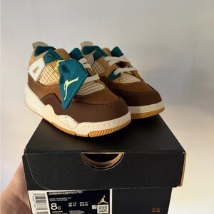 Jordan Kids Sneakers - Brown and Teal